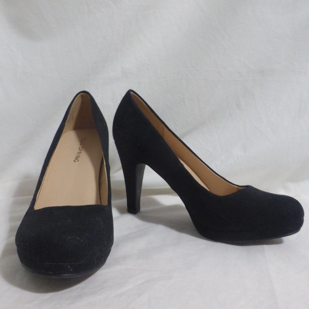 CALL IT SPRING, size 6, black high heel shoes, GUC